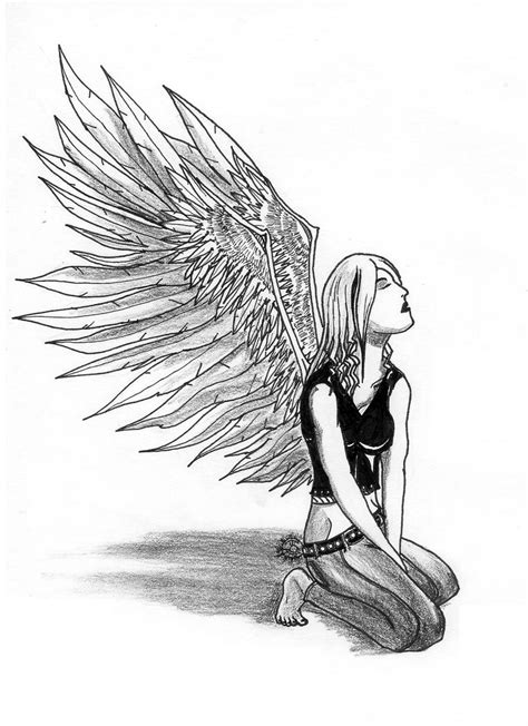 Kneeling Angel By Rebeladdiction On Deviantart