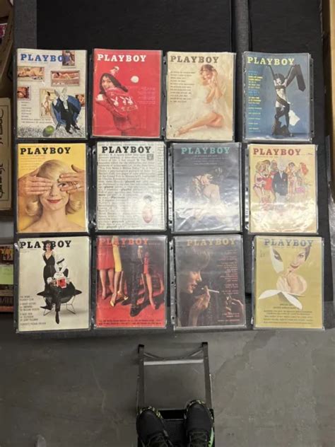 VINTAGE PLAYbabe MAGAZINE Full Year Complete Set Lot Issues PicClick