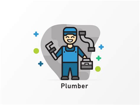 Plumber Icon By Graphic Engineer Icon Designer On Dribbble