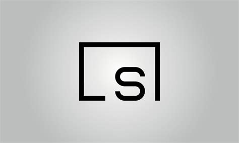 Diseño Del Logotipo De La Letra Ls Logotipo De Ls Con Forma Cuadrada