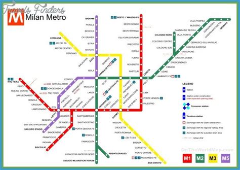 Milan Metro Map Milan Metro Maphtml