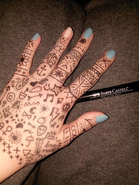 Drawing On Hands With Pen Tumblr