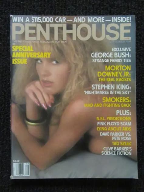 VINTAGE PENTHOUSE MAGAZINE Sept 1988 Higher Grade Glossy Tight Book