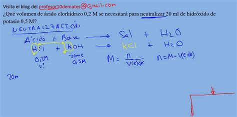 Reacciones Químicas Estequiometria Cálculos Con Disoluciones 03