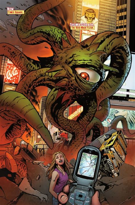 Shuma-Gorath - Mighty Avengers #3 | Marvel villains, Marvel, Comics