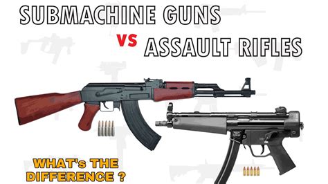 Difference Between Submachine Gun And Assault Rifle सबमशीन गन और
