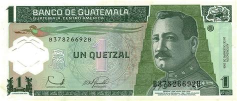 Historia Del Billete De 1 Quetzal En Guatemala Aprende