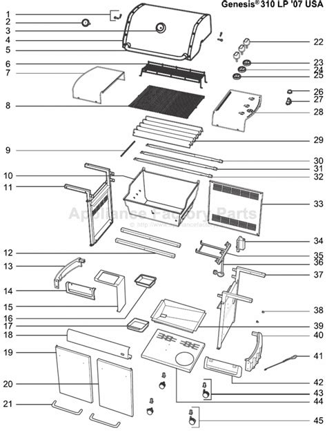 Weber Genesis E 310 Parts Diagram Wiring Diagram