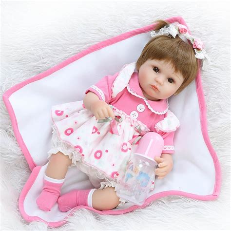 Buy 18 Baby Reborn Girl Dolls Soft Body Silicone