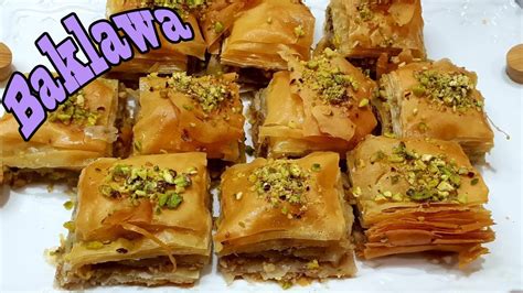 How To Make Baklava Baklawa An Arabic Sweet Easy Baklava Recipe