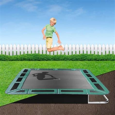 Rectangular 11ft X 8ft In Ground Trampoline