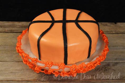 Basketball Birthday Cake — Domestic Diva Unleashed