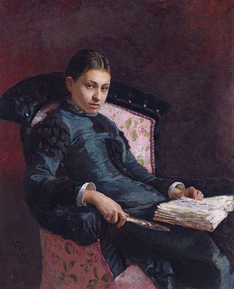 Ilya Repin Portrait Of Vera Repina The Artist S Wife 1878 Художники Портрет Картины