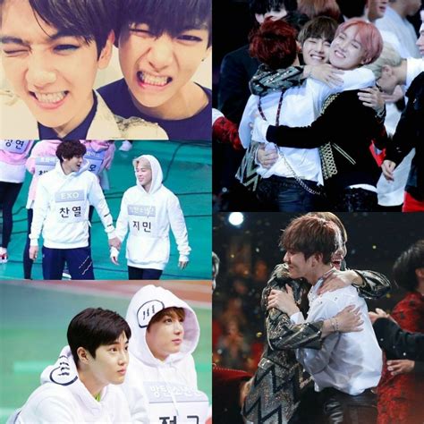 Cute Exo And Bts Interactions That Will Melt Your Heart Allkpop