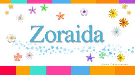 Zoraida Significado Del Nombre Zoraida Nombres Y Significados