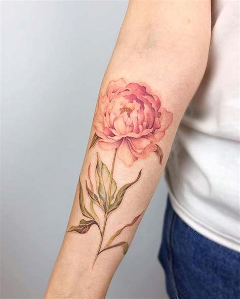 41 Beautiful Peony Tattoo Ideas For Women Page 2 Of 4 Stayglam