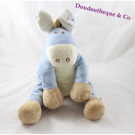 Peluche Ne Paco Noukie S Bleu Beige Cm