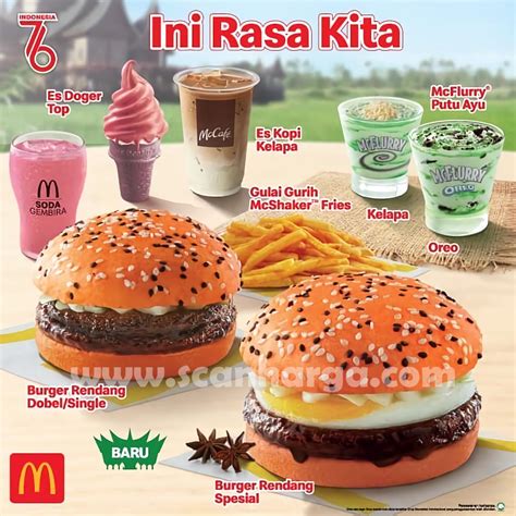 Promo McDonalds INI RASA KITA Menu Baru Dari McD Scanharga