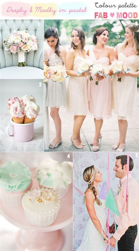 Pastel Wedding Colour Palette Wedding Theme Colors Wedding Colors