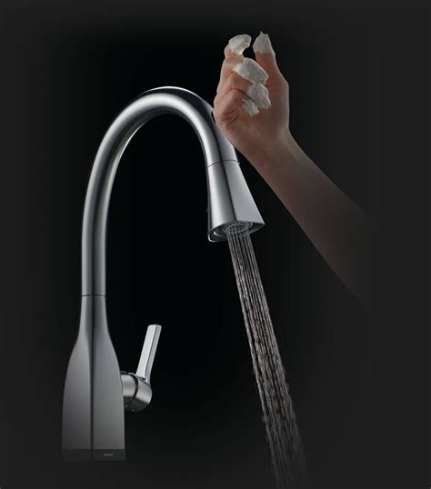 The faucet has a height of about 15 inches and a spout reach of 8. Touch2O® Touch Faucet Technology : Delta Faucet | Touch ...