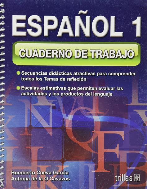 Cuaderno De Trabajo Español 1 Secundaria Humberto Cueva Garcia