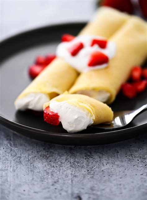 Strawberries And Cream Crepes Life In The Lofthouse