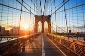 Brooklyn Bridge i solnedgång | Allt om New York