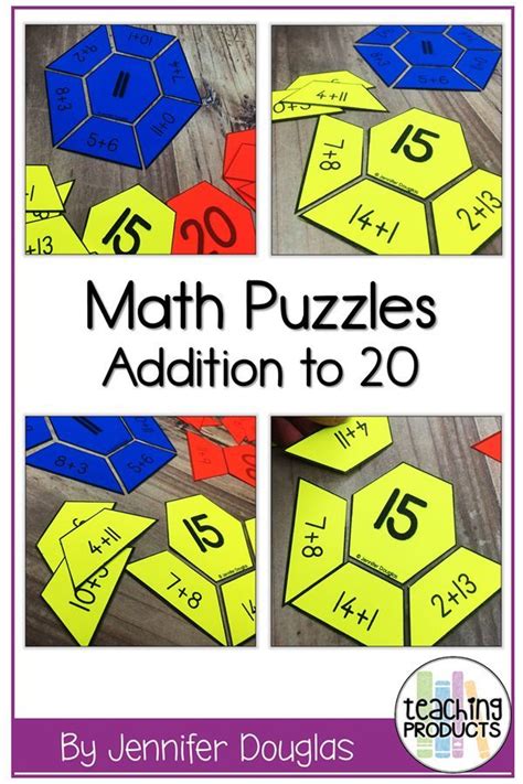 Try using math puzzles to challenge and engage them, and get ready to see the difference! Math Puzzles Addition to 20 - Classroom Freebies | Maths ...