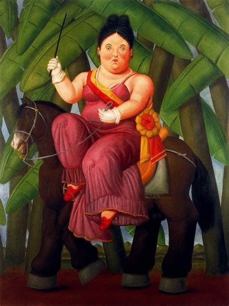 La Primera Dama By Fernando Botero Art Gallery Oil Painting