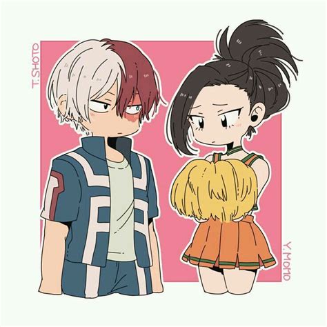 Ships De Bnha Imagenes Todoroki X Momo 7 Personajes De Anime Parejas De Anime Pokemon