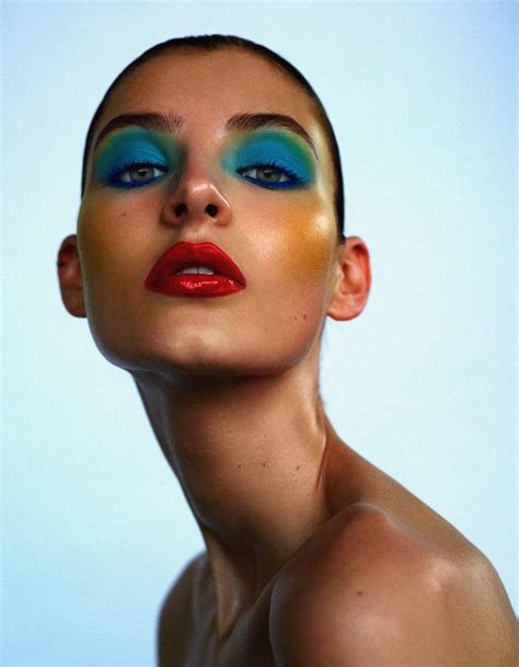 carlos alyse exclusively for fashion editorials with agnes kudukis beauty fotos beauty make up