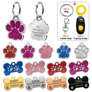Uv resistant and waterproof, our pet tags are made to endure the adventures your dog or cat will put them through. Personalized Dog Tags Engraved Cat Puppy Pet ID Name ...