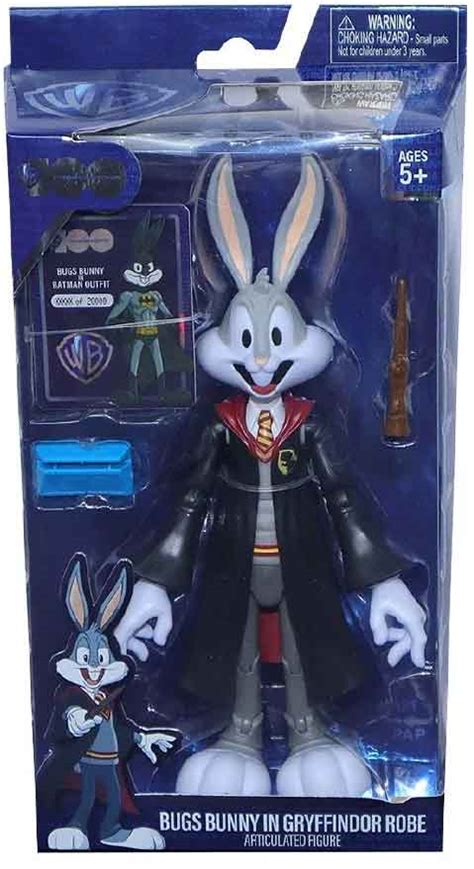 Looney Tunes X Dc 7 Inch Action Figure Wb 100 Bugs Bunny In Gryffind