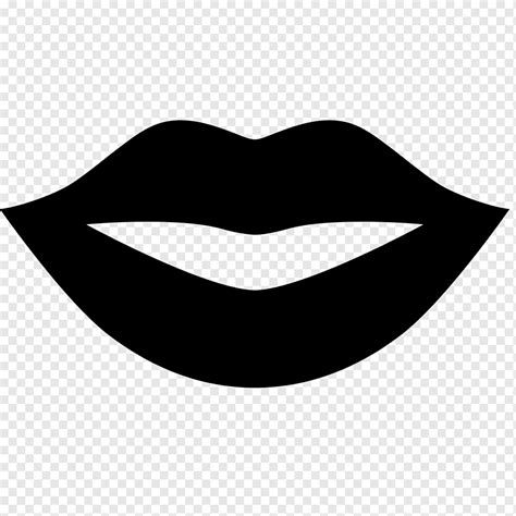 Black Kissing Lips Emoji