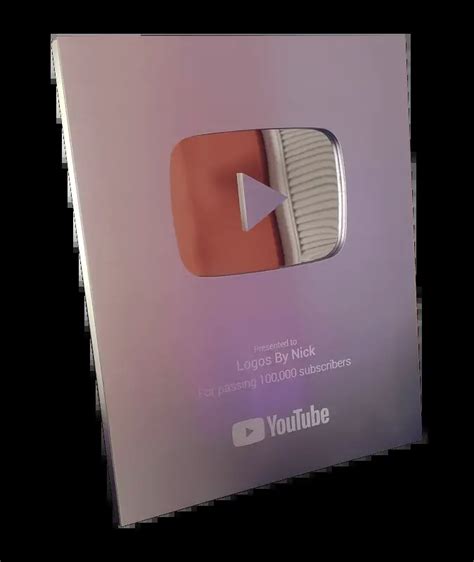 Silver Play Button Png