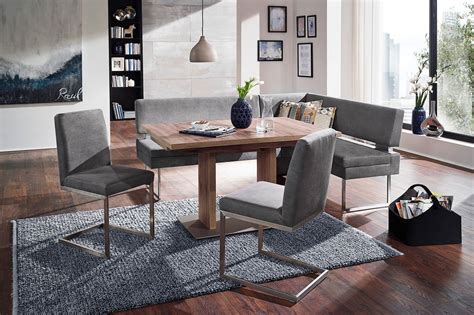 Essecke grau, lybstes interior unser neues esszimmer lybstes. K+W Formidable Home Collection Eckbank Santiago grau mit ...