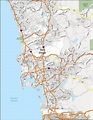 Map of San Diego, California - GIS Geography