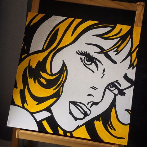 Roy Lichtensteins Girl With Hair Ribbon Roy Lichtenstein Pop Art Pop