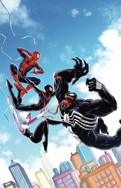 Marvel Action Spider Man 10 Venom Vs Miles Morales And Spider Gwen