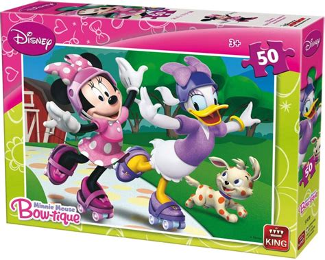 King Disney Bow Tique Minnie Mouse Daisy Duck Skating 50 Piece 05147B