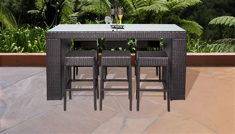 Outdoor Bar Table Ukg Darlee Charleston Piece Cast Aluminum Patio Bar Set With The