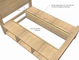 Bed Base With Drawers Plans Photos
