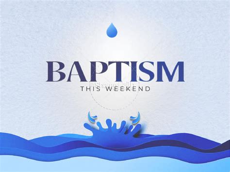 Sharefaith Media Baptism Sunday Blue Church Powerpoint Sharefaith Media