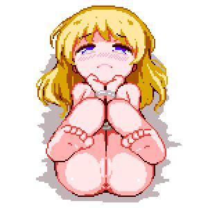 Hinainf Original Hands Together Aliasing Animated Animated Gif Lowres Girl Anus Ass