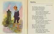 VALENTINO - poesia di Giovanni Pascoli | Filastrocche, Libri di lettura ...
