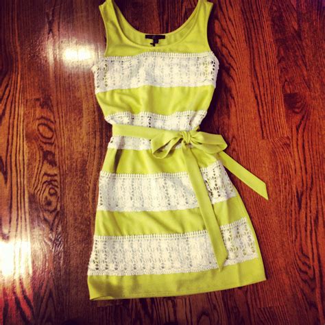 Lime Green Sleeveless Dress With Lace Detail Also Available In Dark