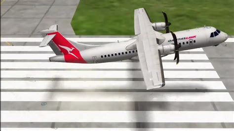 Qantas Link Flight 1466 Landing Animation Youtube