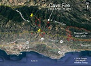 Cave Fire near Santa Barbara burns thousands of acres, forcing ...