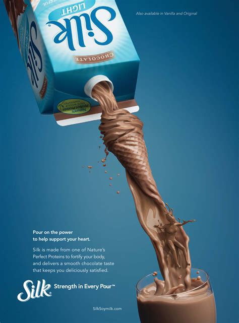 Silk Soymilk Print Advert By Leo Burnett Strength In Every Pour Ads Of The World™