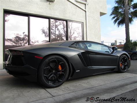 Matte Black Lamborghini Aventador Lp700 4 Matte Black Lamb Flickr